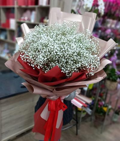 Букет цветов из: Гипсофила в Ушаково