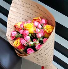 Букет цветов из:  Розы #REPLACE_PRED# Ушаково